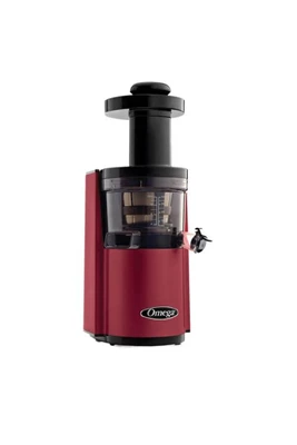 Omega VSJ843 Rouge - Extracteur De Jus Vertical