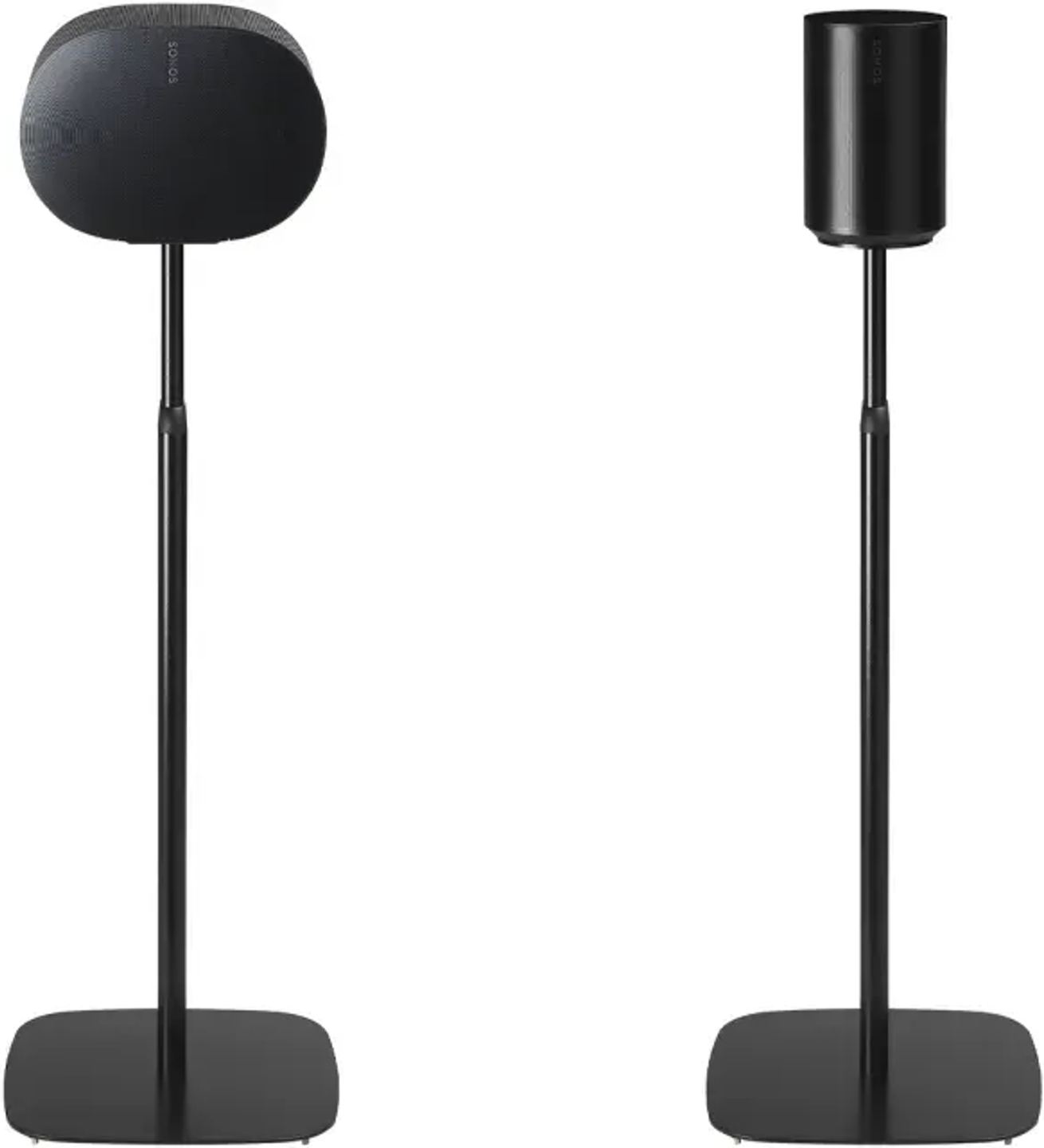 Mountson Pied ajustable noir pour Sonos Era 100 et 300 (lot de 2)